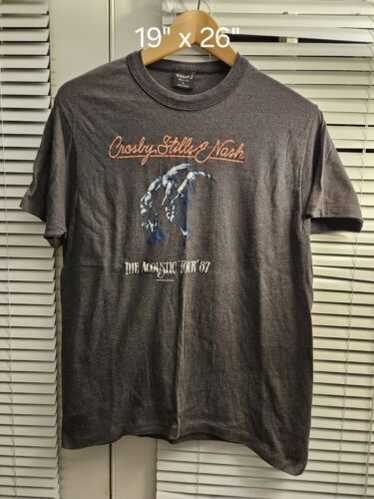 レア Crosby Stills & Nash コンサートTシャツ 1987年 1987 crosby stills & - Gem