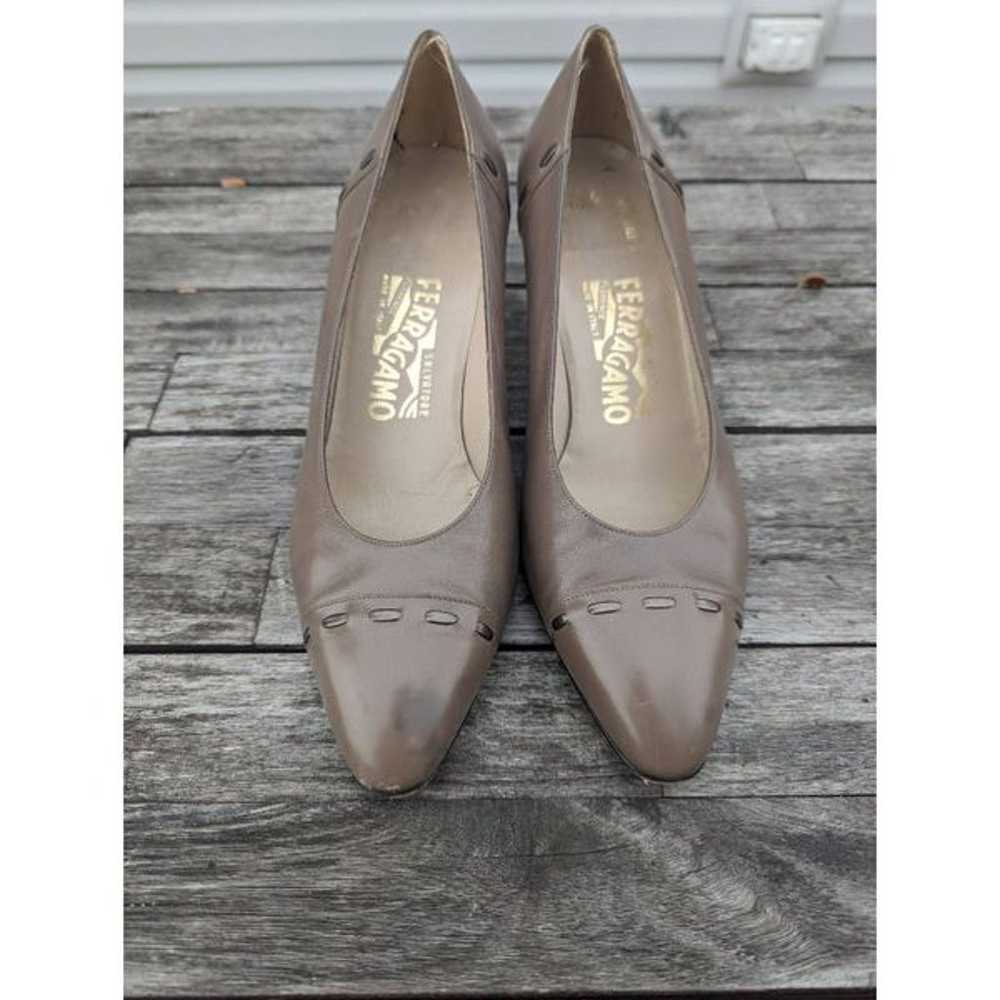 Salvatore Ferragamo Heels women's size 9 C mocha … - image 2