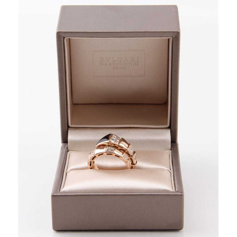 Bvlgari Serpenti pink gold ring - image 4