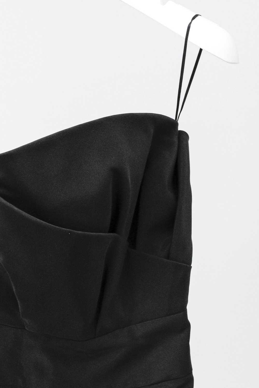 Designer Jacques Fath Black Silk Gown - image 5