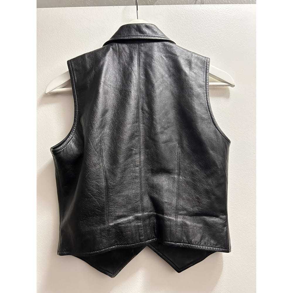 Burberry Leather biker jacket - image 2