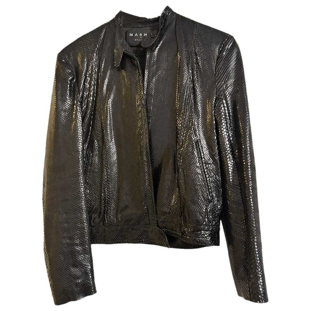 Marni Leather biker jacket - image 1