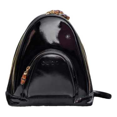 Gucci Bamboo Tassel Oval patent leather backpack - image 1