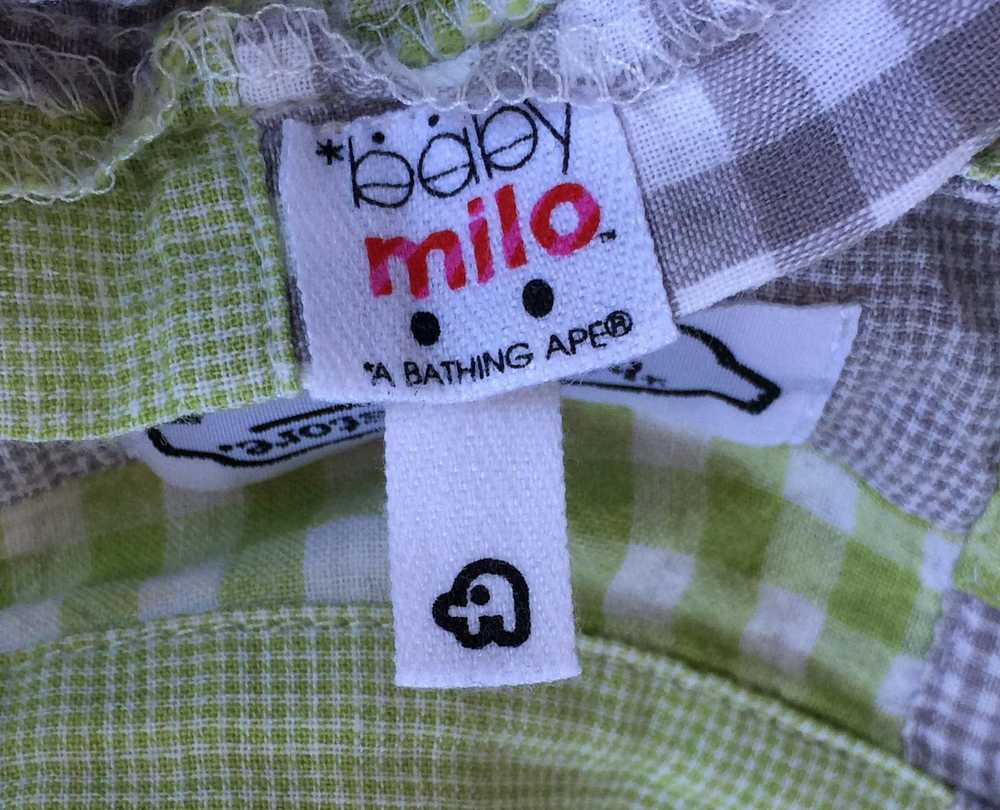 Bape OG Baby Milo 2006 Patchwork Button Up Shirt - image 4