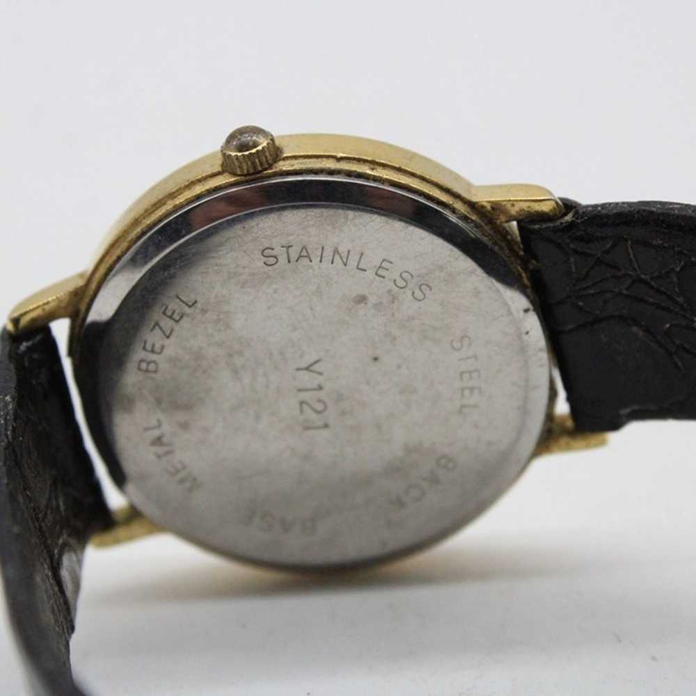 Vintage SIMON Watch Womens Gold Tone Stainless St… - image 8