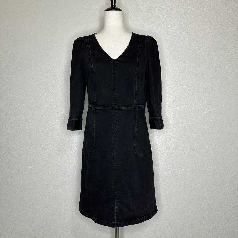 Other Liz Claiborne Black Denim 3/4 Sleeves Midi … - image 1