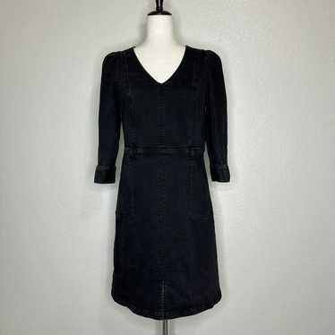 Other Liz Claiborne Black Denim 3/4 Sleeves Midi … - image 1