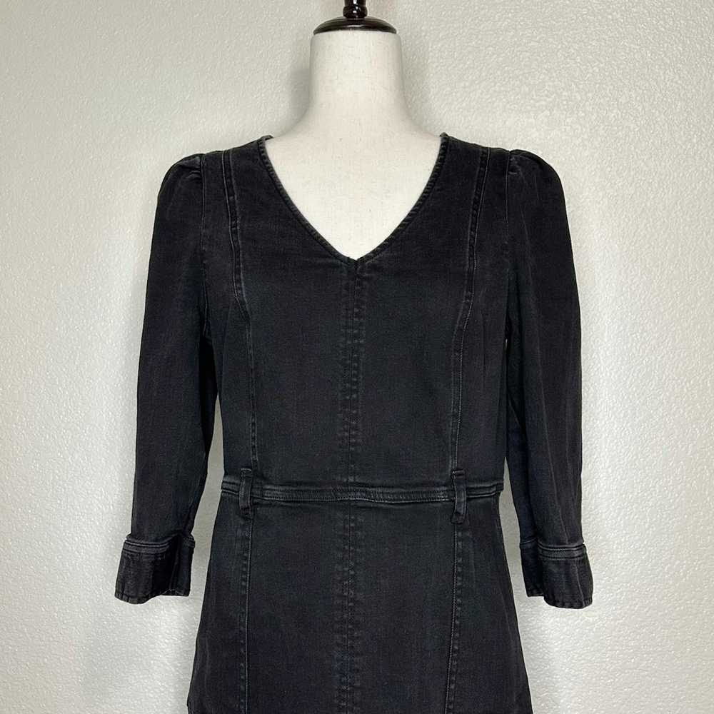 Other Liz Claiborne Black Denim 3/4 Sleeves Midi … - image 2