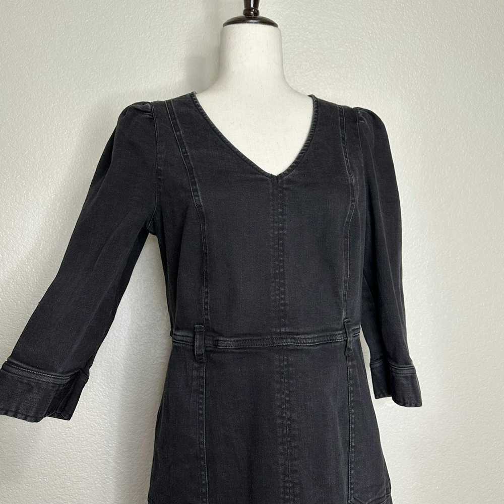 Other Liz Claiborne Black Denim 3/4 Sleeves Midi … - image 3