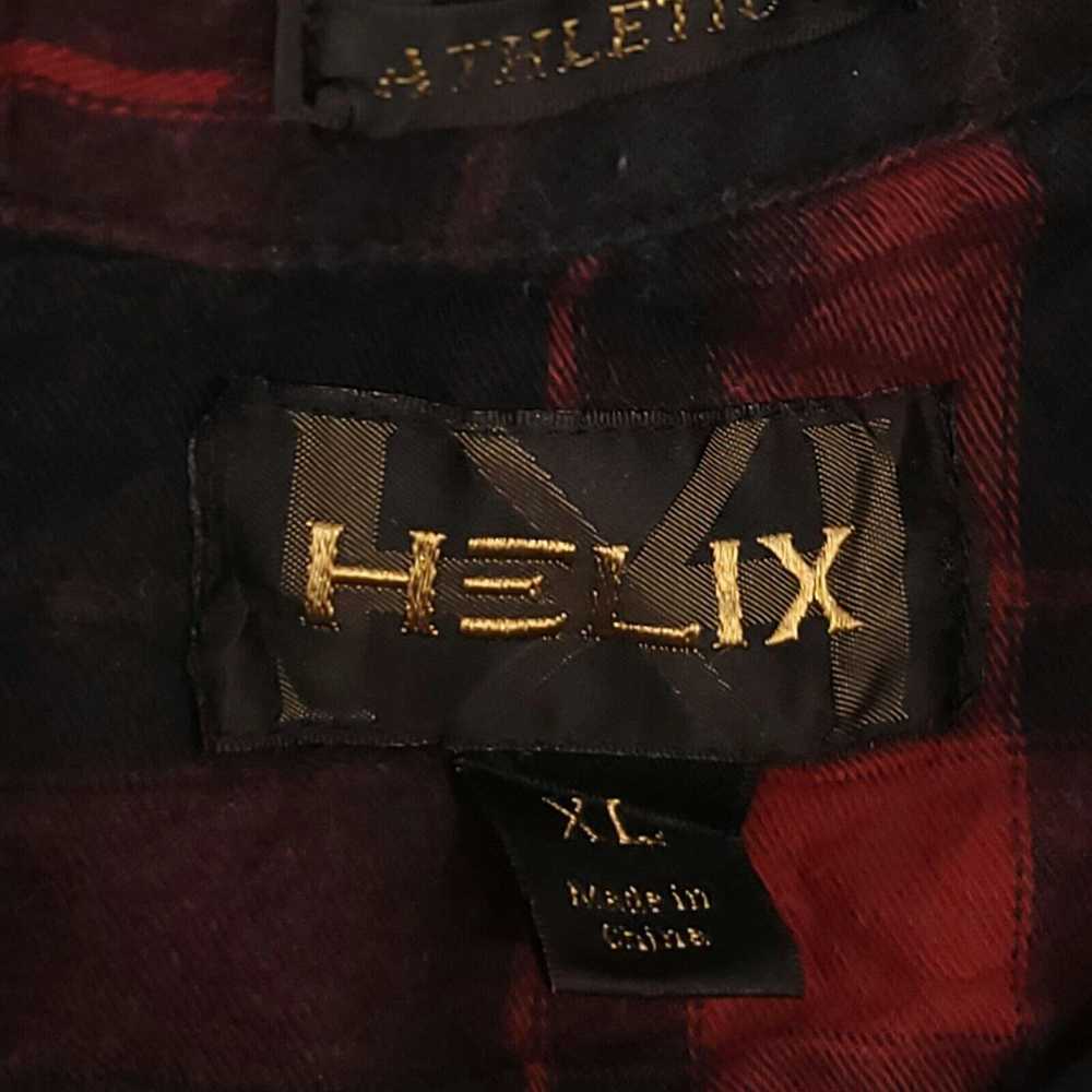 Helix Helix Tartan Flannel Shirt Men Size Extra L… - image 3