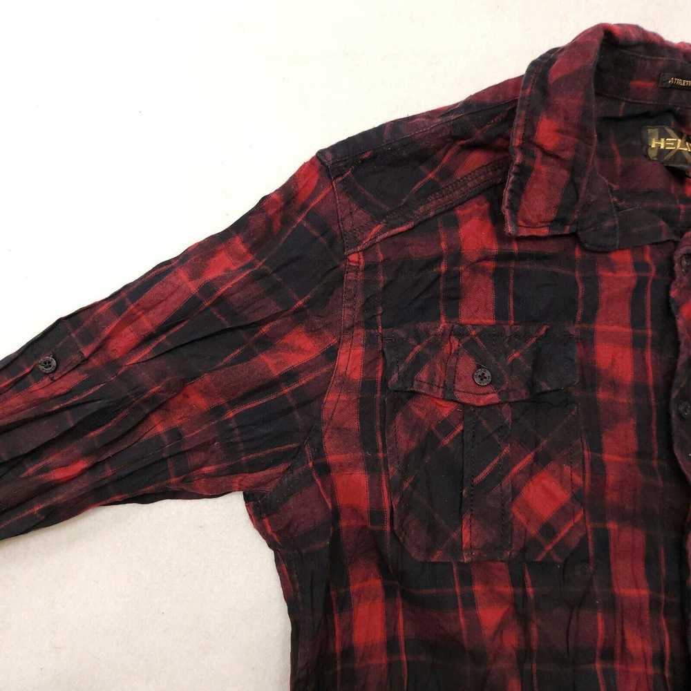 Helix Helix Tartan Flannel Shirt Men Size Extra L… - image 4