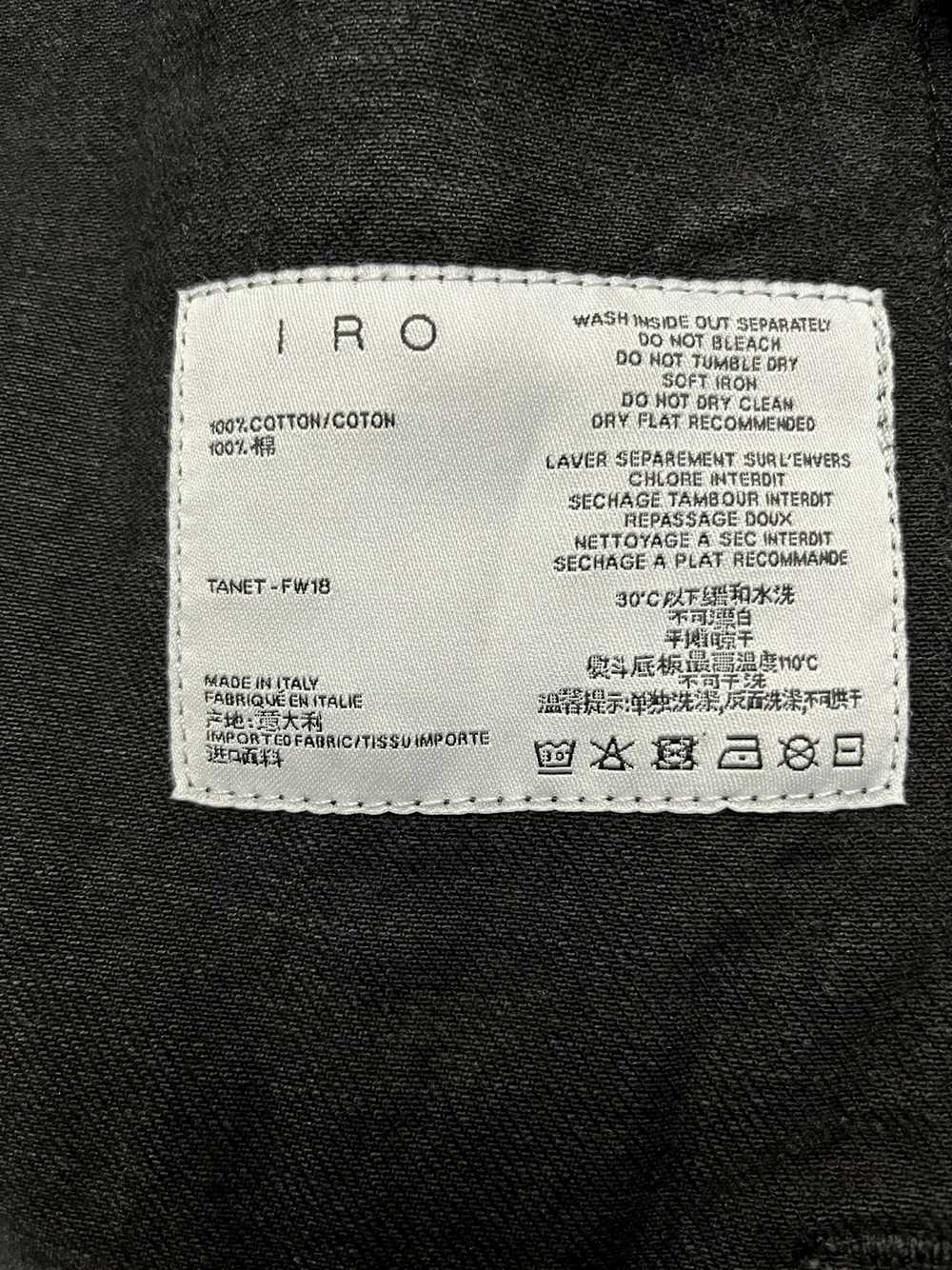 Iro Iro Taney Distressed Denim Jacket in Black - image 8