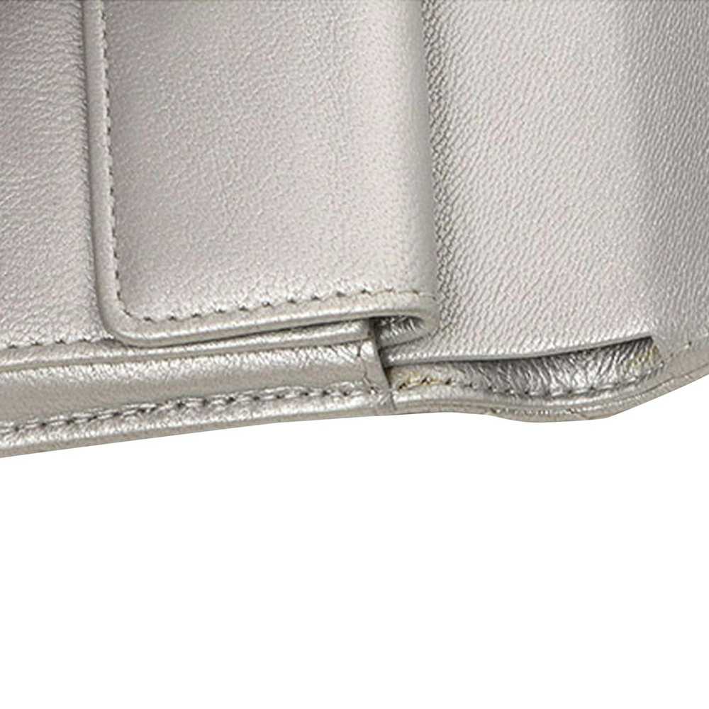 Chanel CHANEL Lambskin 19 Flap Trifold Wallet Sma… - image 6
