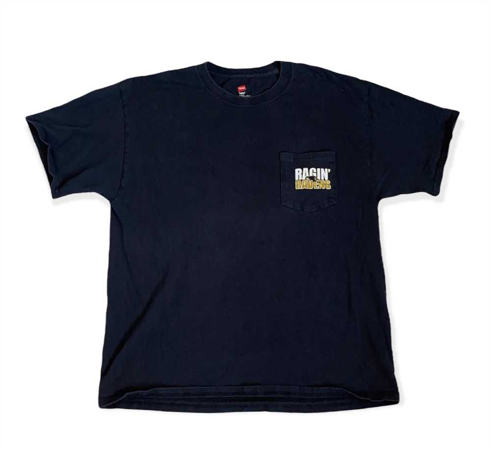 Hanes × NFL 🏁 Baltimore Ragin' Ravens T-Shirt 🏁 - image 2