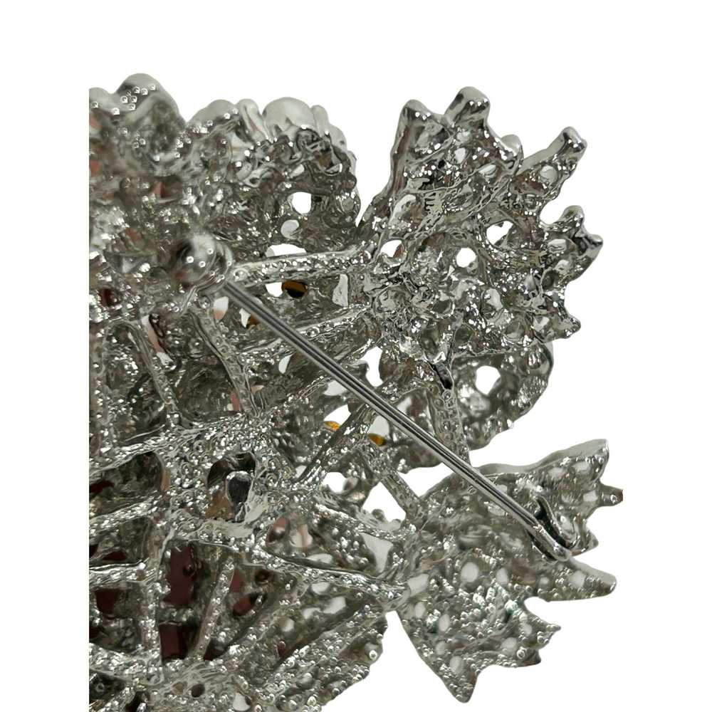 Other Women’s Fashion Brooch Clear Round Rhinesto… - image 12