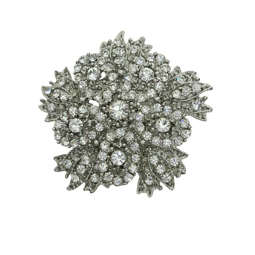 Other Women’s Fashion Brooch Clear Round Rhinesto… - image 3