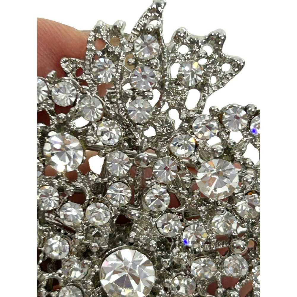 Other Women’s Fashion Brooch Clear Round Rhinesto… - image 7