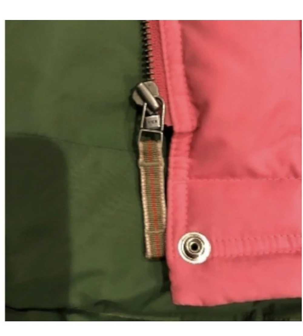 J.Crew Jcrew pink and green puffer vest. - image 2