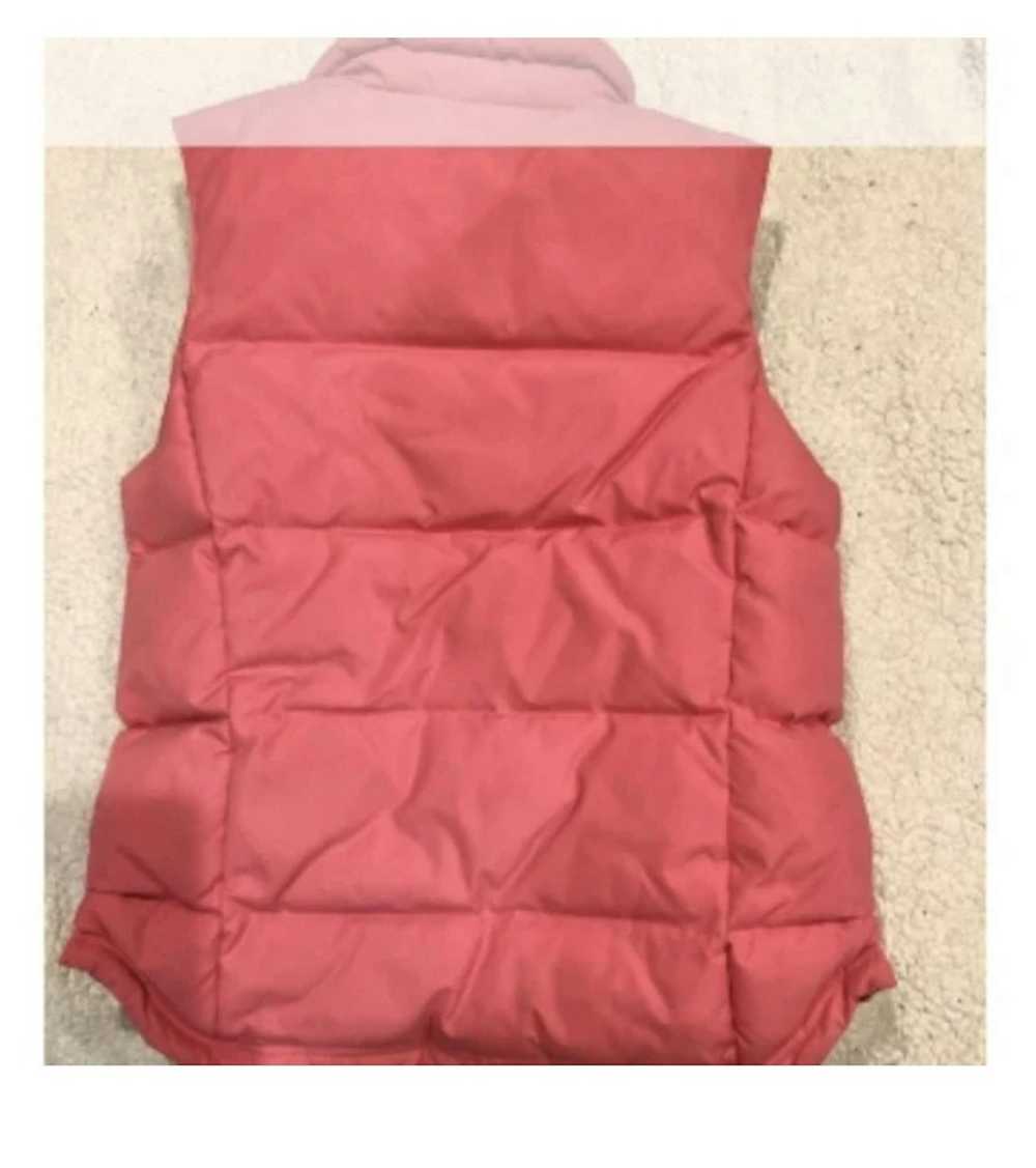 J.Crew Jcrew pink and green puffer vest. - image 4