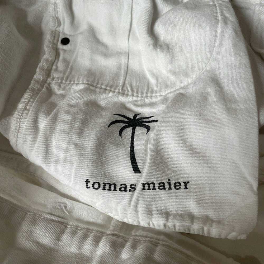 Tomas Maier Tomas Maier white denim jeans 100% co… - image 4