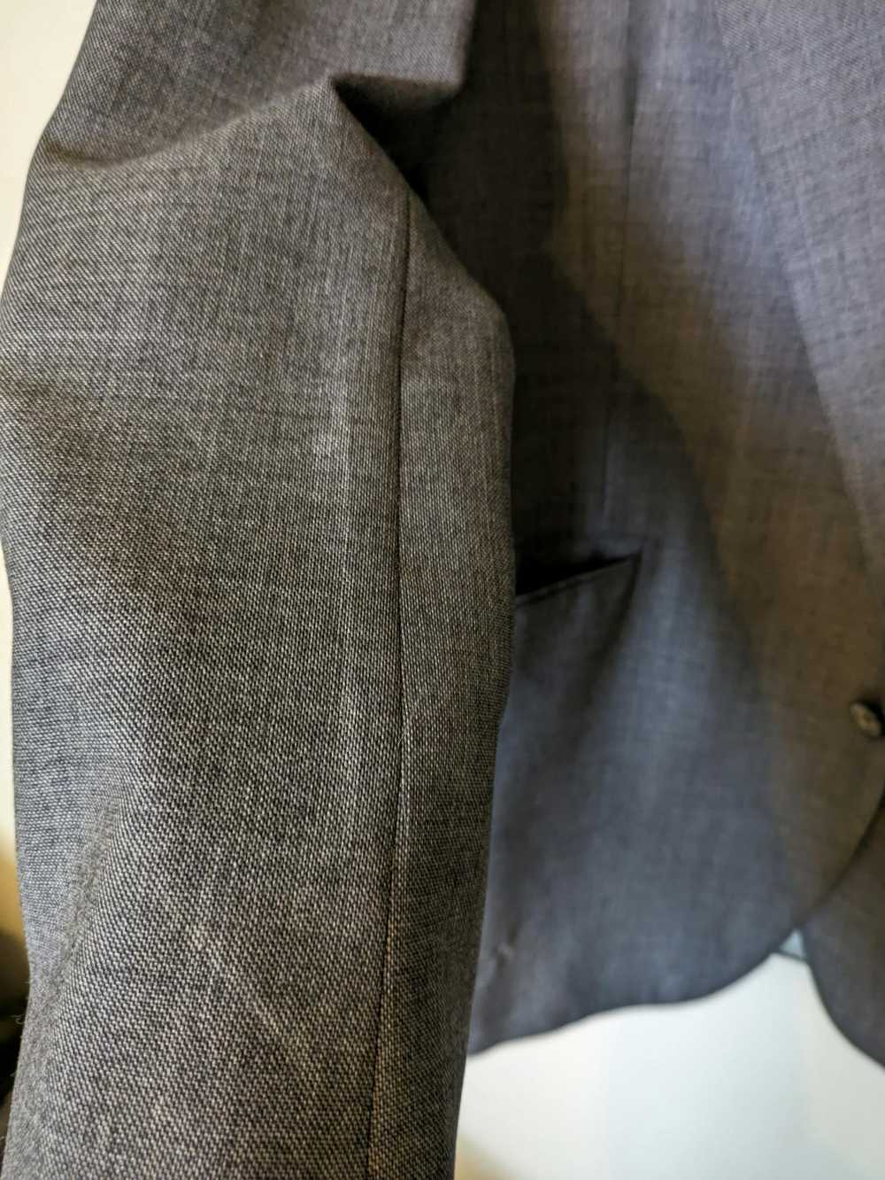 Bullock & Jones B&J Charcoal Grey 100% Wool Suit … - image 4