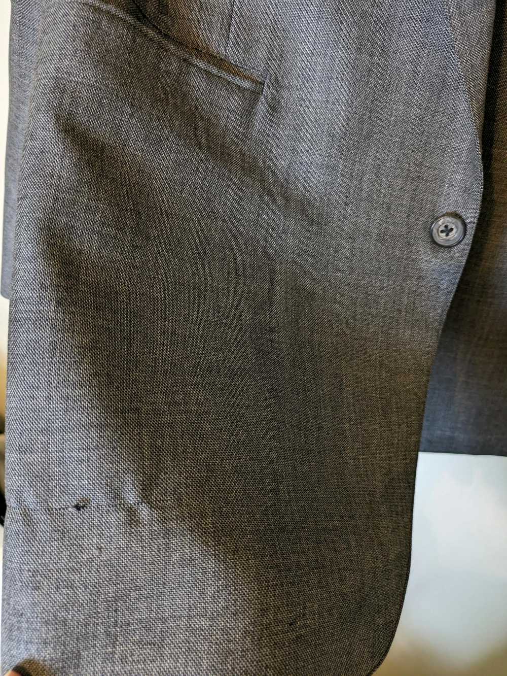 Bullock & Jones B&J Charcoal Grey 100% Wool Suit … - image 7