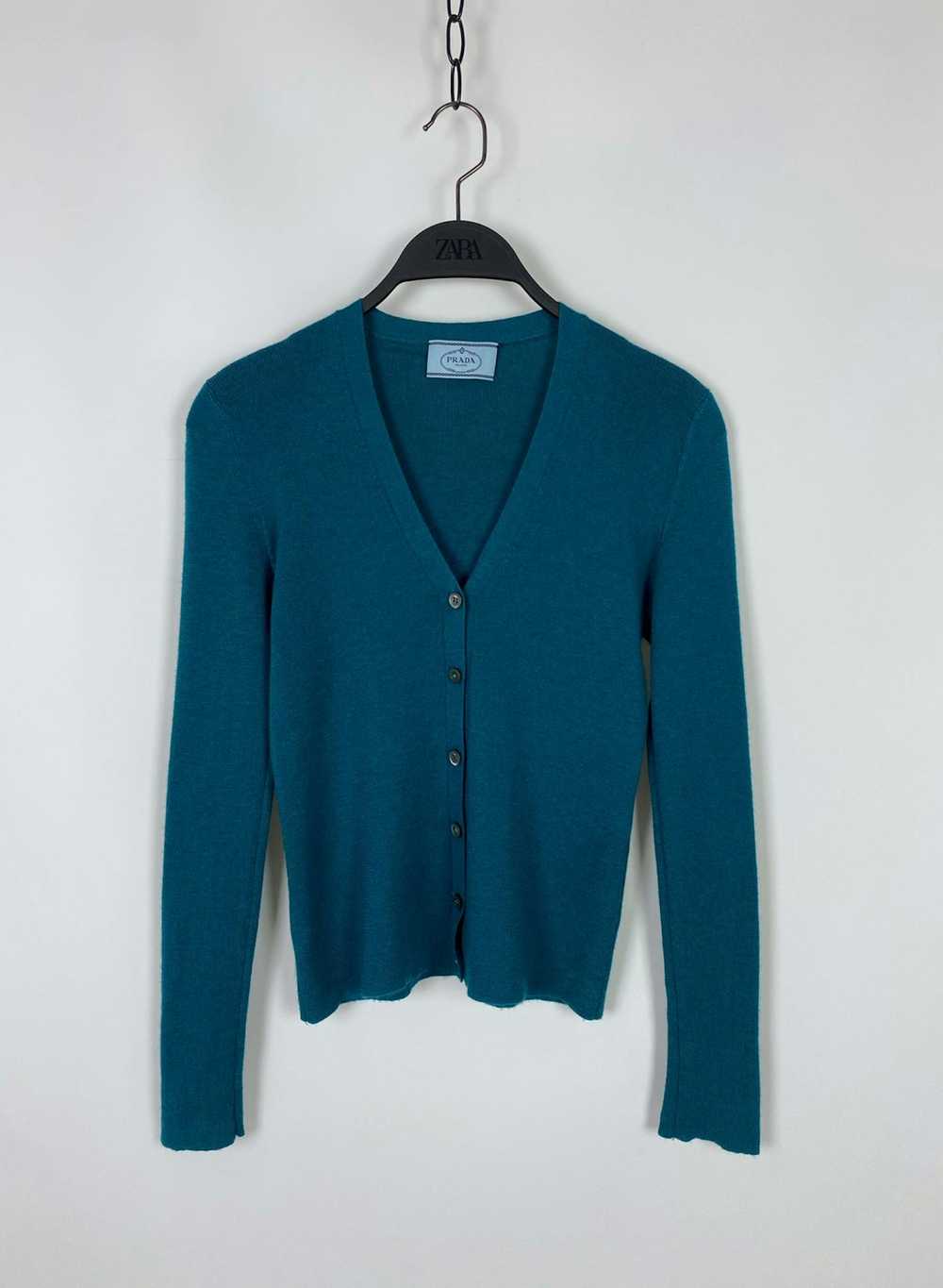 Luxury × Prada Prada Milano Wool Cardigan Sweater - image 2