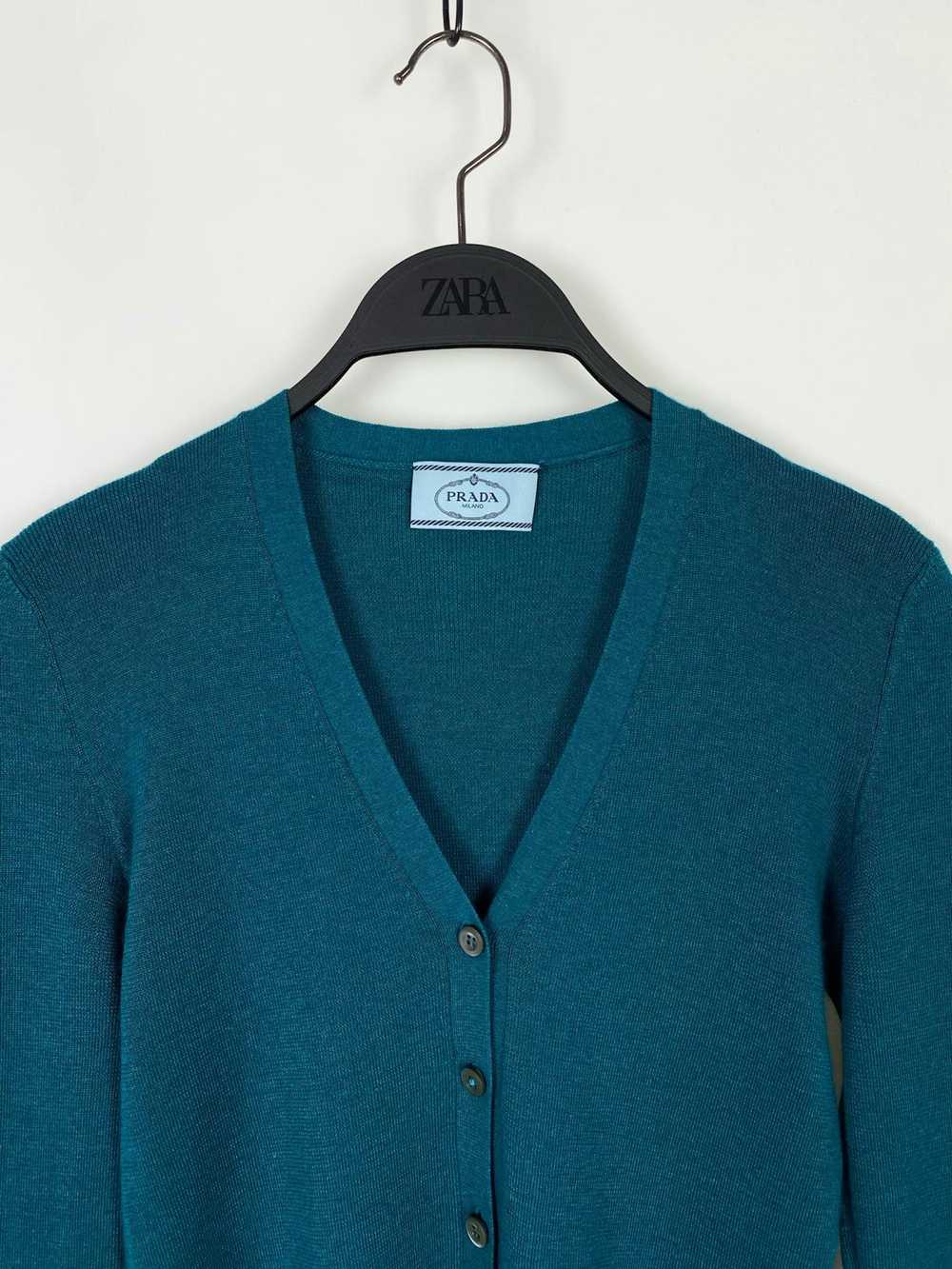 Luxury × Prada Prada Milano Wool Cardigan Sweater - image 3