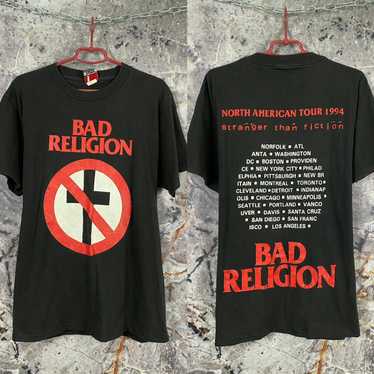 Religion × Rock T Shirt × Vintage Men’s Bad Religi