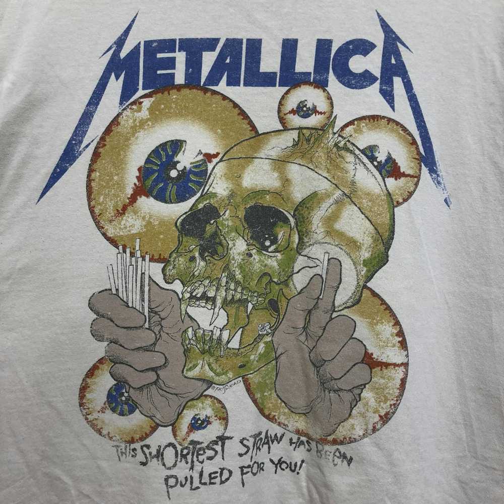 Band Tees × Rock T Shirt × Vintage 90s Metallica … - image 3