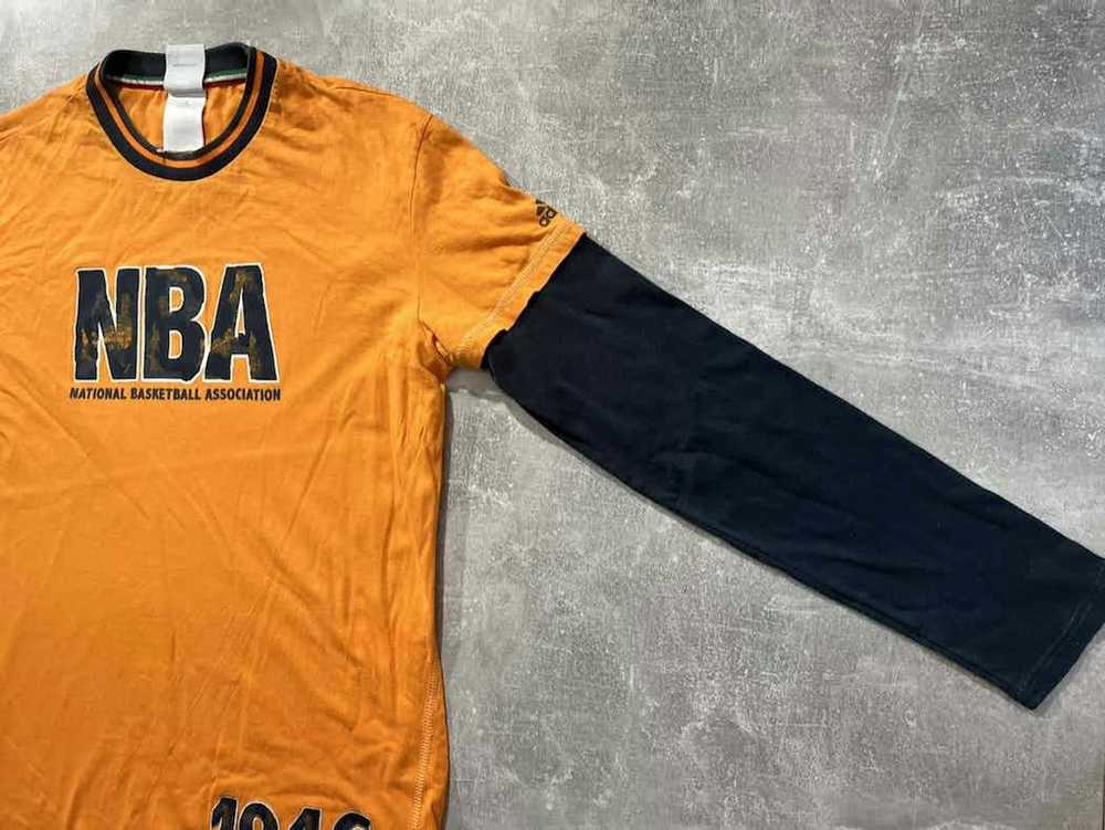 Adidas × NBA × Streetwear Vintage Adidas NBA Long… - image 3