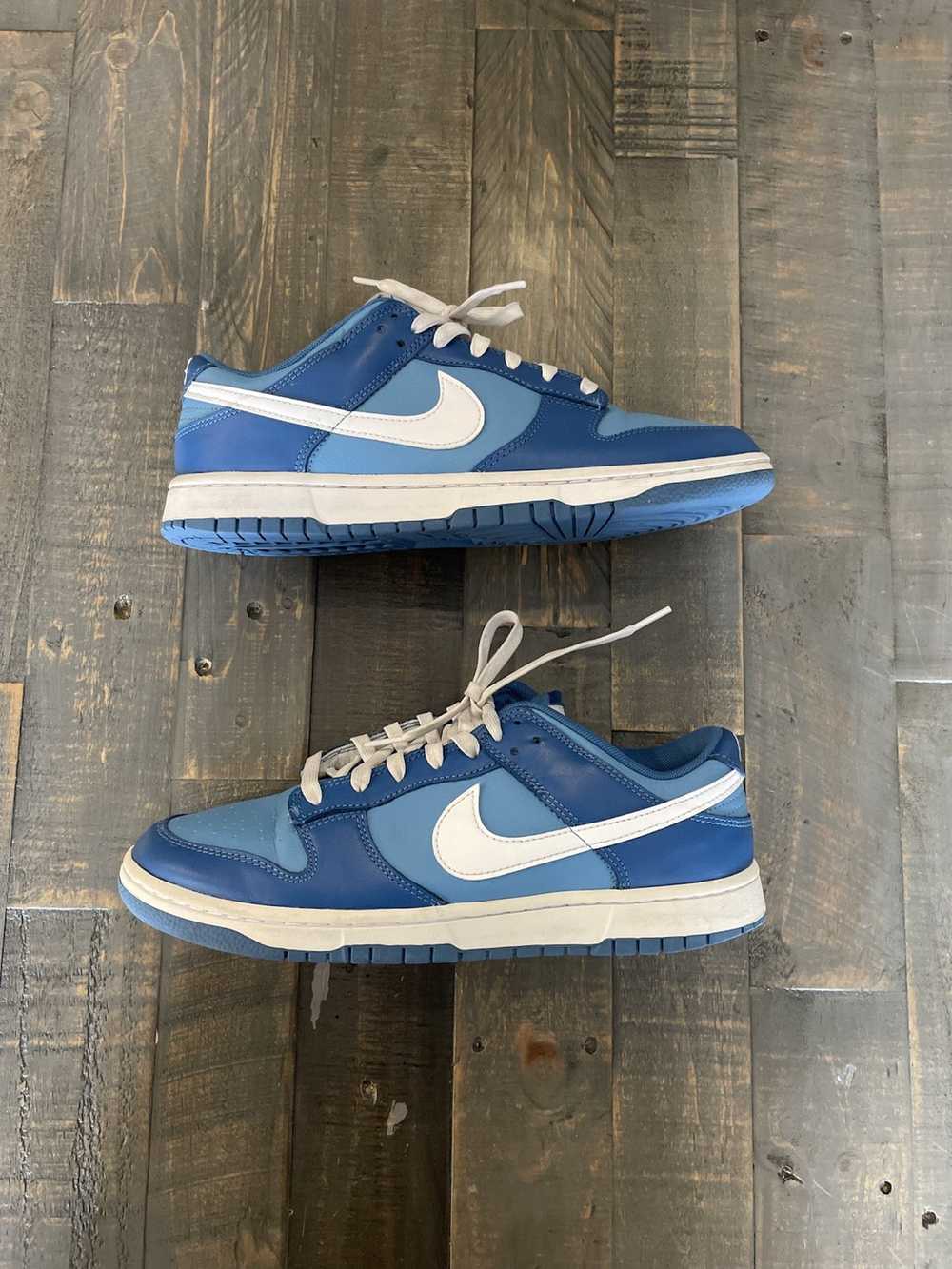 Nike × Streetwear Nike dunk low dark marina blue - image 1