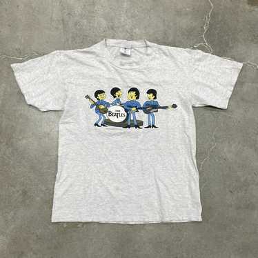 Streetwear × Vintage 90s Beatles tee 1997 band ap… - image 1