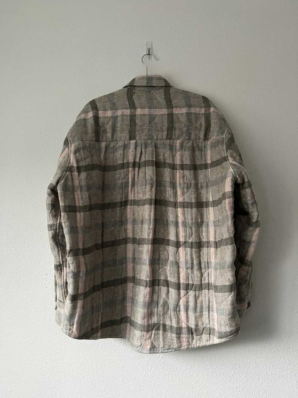 Our Legacy × Stussy Borrowed Jacket Pale Linen Ch… - image 3