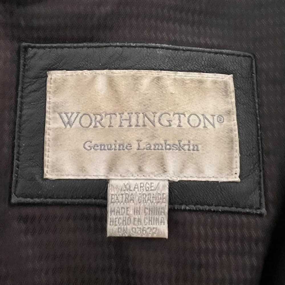 Worthington Worthington Genuine Lambskin Button U… - image 3