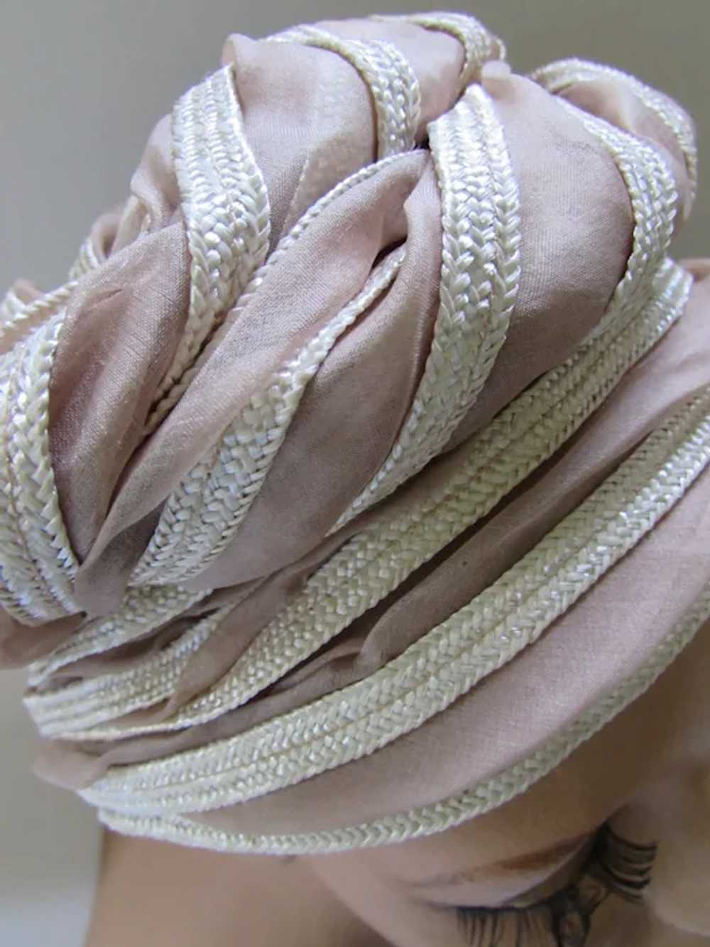 SALE 1960 Era Turban Style Hat Sally Victor Desig… - image 8