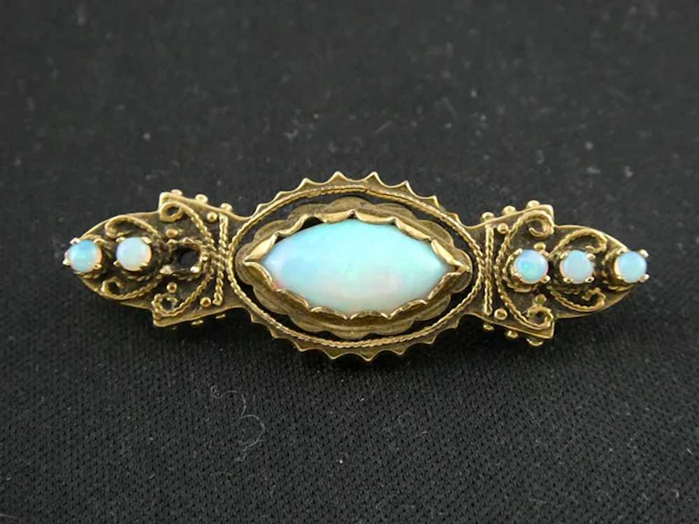 Antique 1920s 14k Yellow Gold Victorian Revival O… - image 12