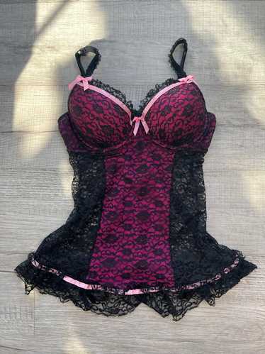 Victoria Secrets Lingerie Corset Bodice Top sz 34D