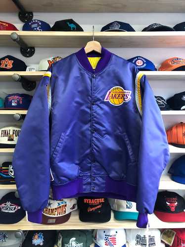Vintage Starter Los Angeles Lakers Satin Jacket S… - image 1