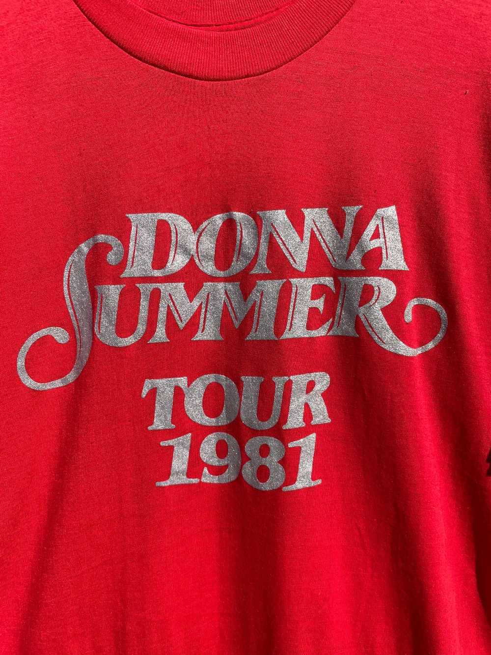 DONNA SUMMER METALLIC SILVER 1981 SUMMER IS BACK … - image 2