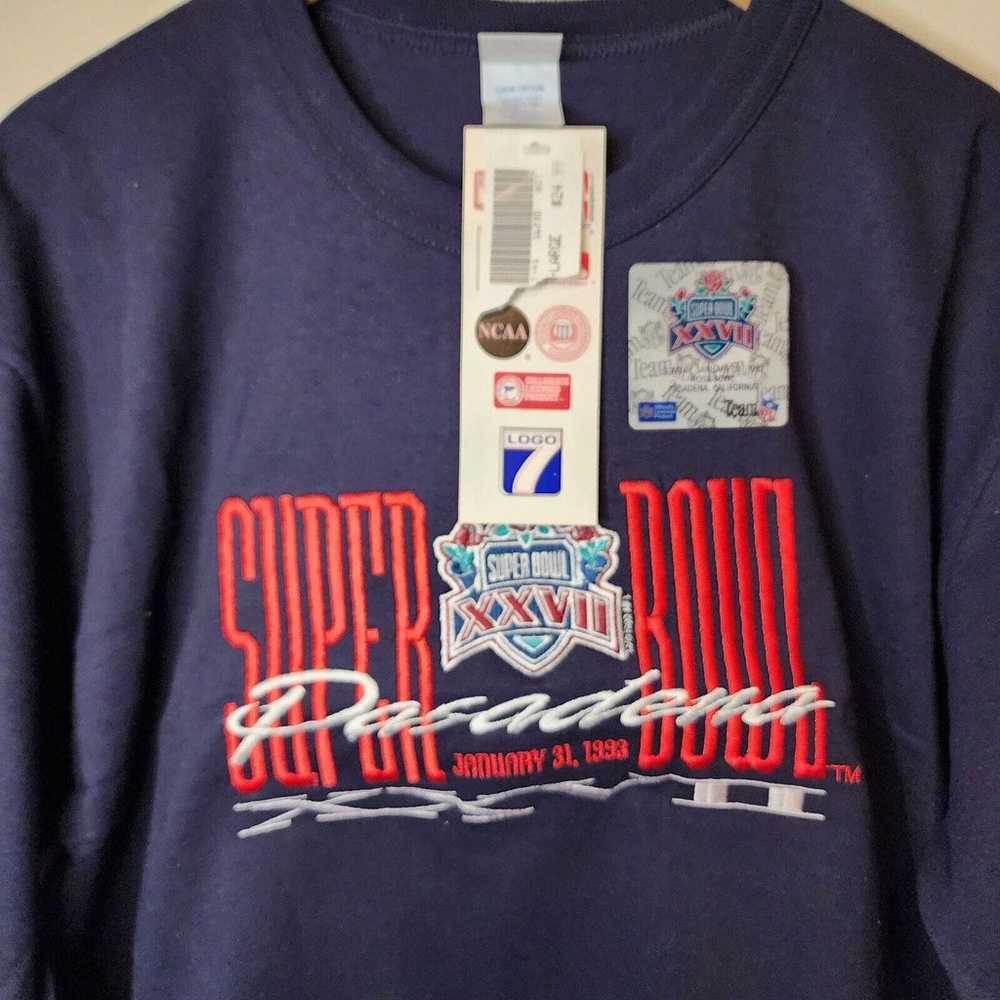 Vintage 90s Buffalo Bills Shirt 1993 Superbowl Lo… - image 4
