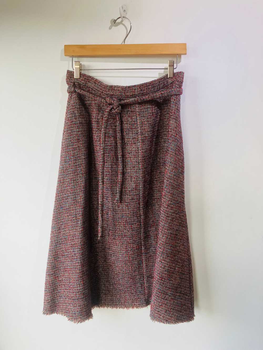 Sibel Saral Tweed Wool Skirt - image 1