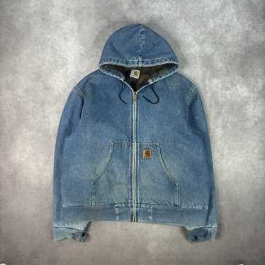 【美品】Carhartt J139 DST デニム　アクティブジャケット L Carhartt Denim Active Jacket • J 139 DST • XL •