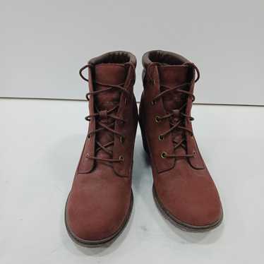 Timberland Red Women's Boots Size 9 - image 1
