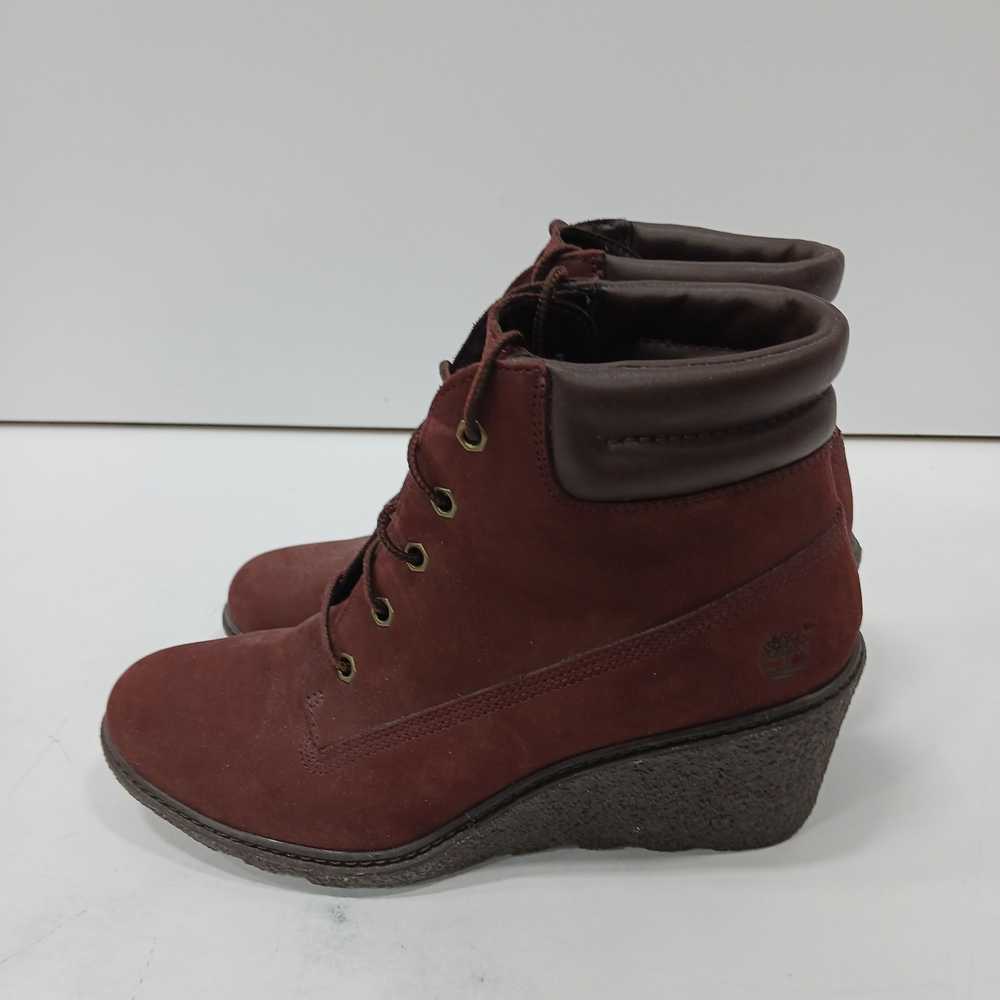 Timberland Red Women's Boots Size 9 - image 4