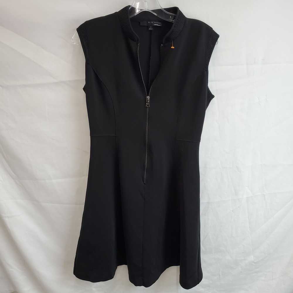 Elie Tahari Sleeveless Black Zip Up Dress Women's… - image 1