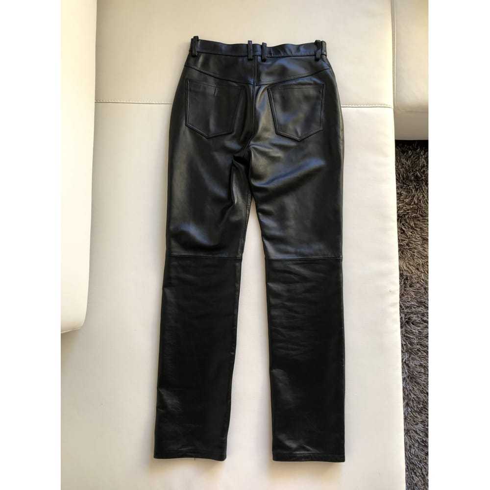 The Mannei Leather straight pants - image 2