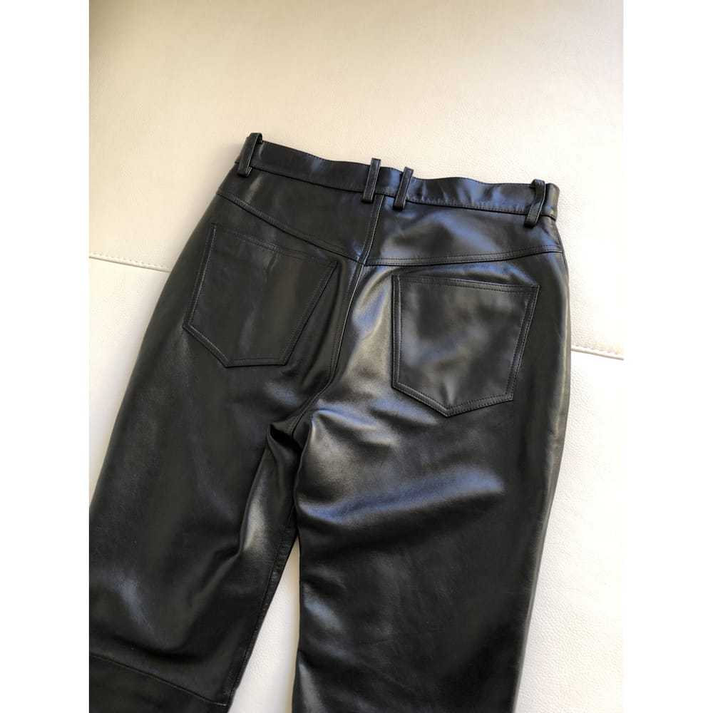 The Mannei Leather straight pants - image 5