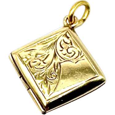 Small Solid 9k Gold Antique Locket