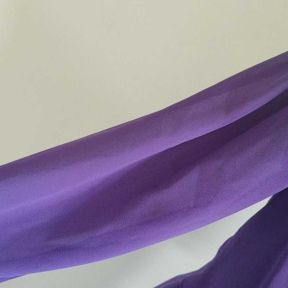 Vintage Ursula of Switzerland Purple Dress Sz 10 - image 9